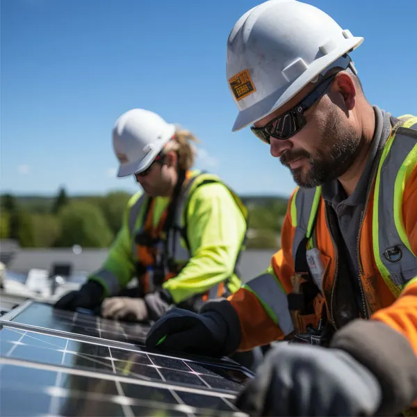 Diagnóstico e reparo de sistemas solares em Joinville — imagem ilustrativa