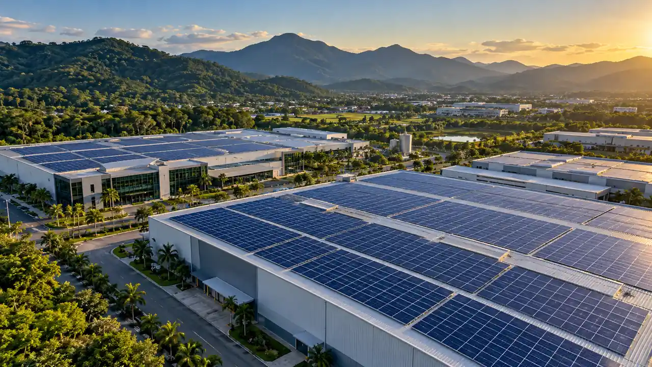 Energia solar comercial em Joinville — imagem ilustrativa