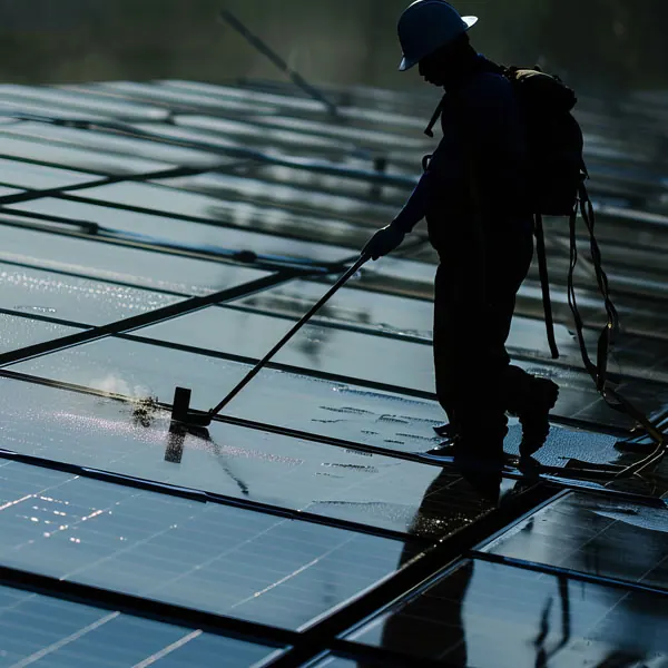 Limpeza de painéis solares em Joinville — imagem ilustrativa